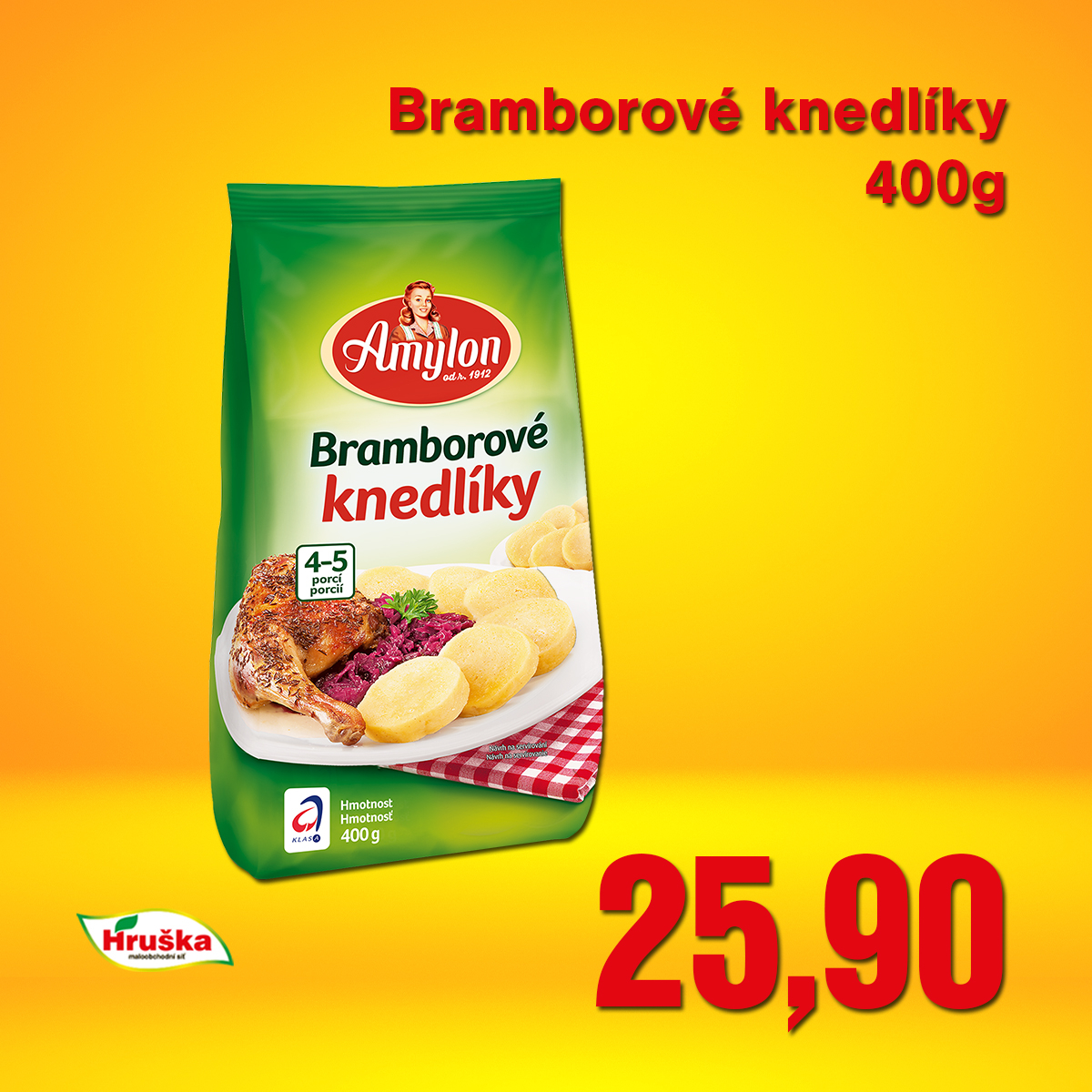 Bramborové knedlíky 400g